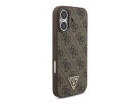 Capa Guess 4G Strap Triangle Logo MagSafe para iPhone 17 - castanho Capa Guess 4G Strap Triangle Logo MagSafe para iPhone 17 - castanho