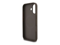 Capa Guess 4G Strap Triangle Logo MagSafe para iPhone 17 - castanho Capa Guess 4G Strap Triangle Logo MagSafe para iPhone 17 - castanho