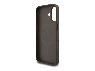 Guess 4G Strap Triangle Logo MagSafe case for iPhone 17 - brown Guess 4G Strap Triangle Logo MagSafe case for iPhone 17 - brown