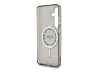 Guess Rhinestones Printed Classic Logo MagSafe Samsung Galaxy S25 case black