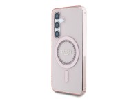 Guess Rhinestones Printed Classic Logo MagSafe Case for Samsung Galaxy S25 - Pink Guess Rhinestones Printed Classic Logo MagSafe Case for Samsung Galaxy S25 - Pink