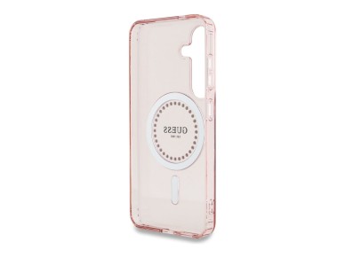 Guess Rhinestones Printed Classic Logo MagSafe Case for Samsung Galaxy S25 - Pink Guess Rhinestones Printed Classic Logo MagSafe Case for Samsung Galaxy S25 - Pink