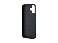 Capa Guess 4G com estampado de riscas e MagSafe para iPhone 16 - preta Capa Guess 4G com estampado de riscas e MagSafe para iPhone 16 - preta