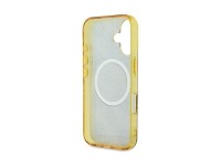 Guess IML Peony On 4G Background MagSafe iPhone 16 Case - Brown Guess IML Peony On 4G Background MagSafe iPhone 16 Case - Brown