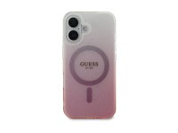 Capa Guess IML Glitter Gradient MagSafe para iPhone 16 - Rosa