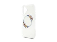 Guess IML Flowers Wreath MagSafe Case for iPhone 16 Plus - Clear Guess IML Flowers Wreath MagSafe Case for iPhone 16 Plus - Clear