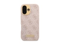 Funda Guess 4G con logo y placa MagSafe para iPhone 16 - Rosa Funda Guess 4G con logo y placa MagSafe para iPhone 16 - Rosa