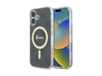 Capa Guess IML 4G MagSafe para iPhone 16 - preta Capa Guess IML 4G MagSafe para iPhone 16 - preta