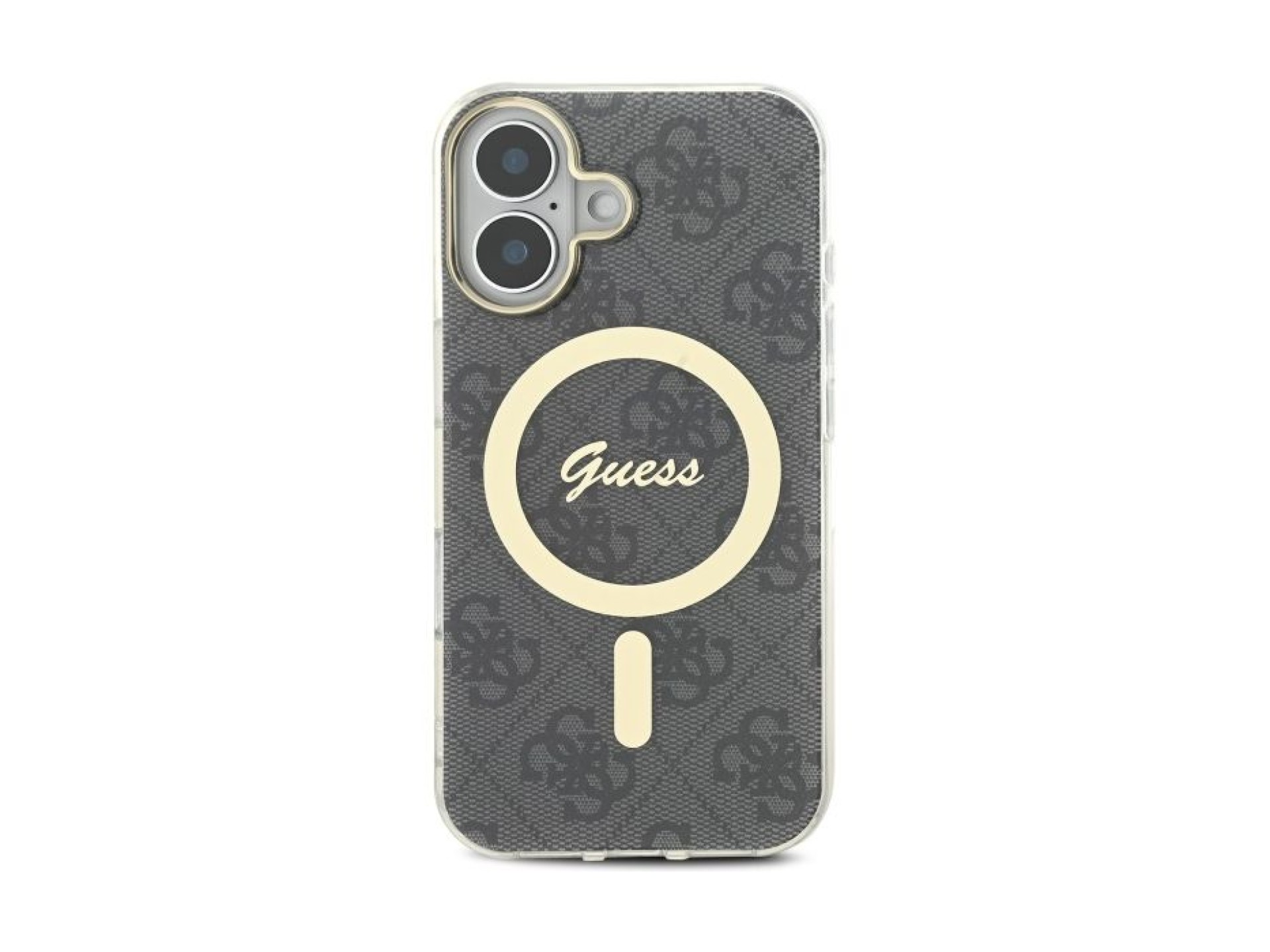 Capa Guess IML 4G MagSafe para iPhone 16 - preta