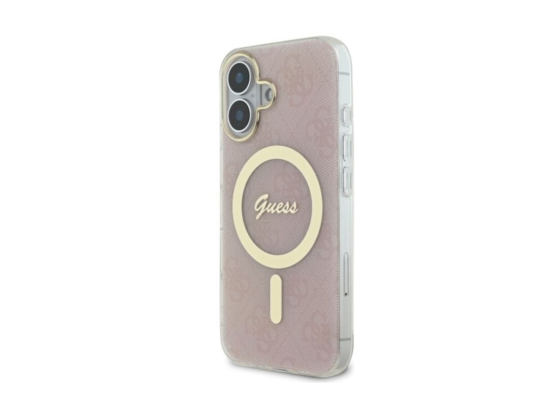 Guess IML 4G MagSafe iPhone 16 Case - Pink