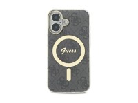 Capa Guess IML 4G MagSafe para iPhone 16 - preta Capa Guess IML 4G MagSafe para iPhone 16 - preta