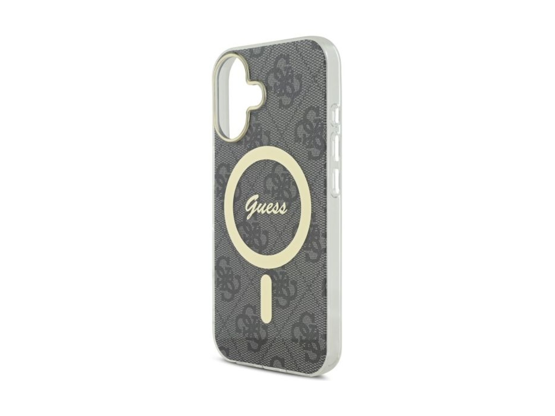 Capa Guess IML 4G MagSafe para iPhone 16 - preta
