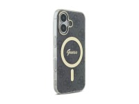 Capa Guess IML 4G MagSafe para iPhone 16 - preta Capa Guess IML 4G MagSafe para iPhone 16 - preta