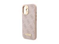 Funda Guess 4G con logo y placa MagSafe para iPhone 16 - Rosa Funda Guess 4G con logo y placa MagSafe para iPhone 16 - Rosa