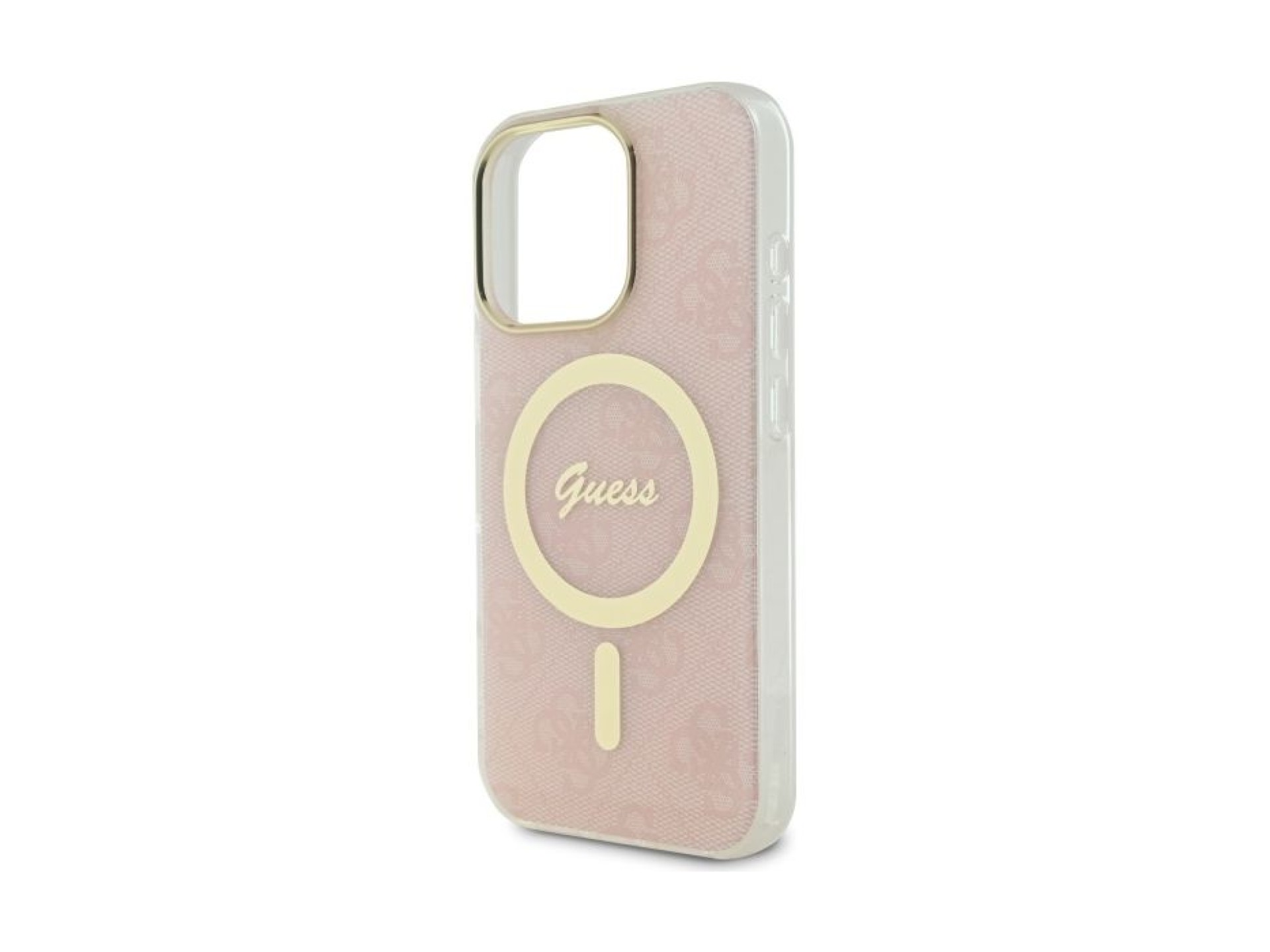 Capa Guess IML 4G MagSafe para iPhone 16 Pro Max - Rosa