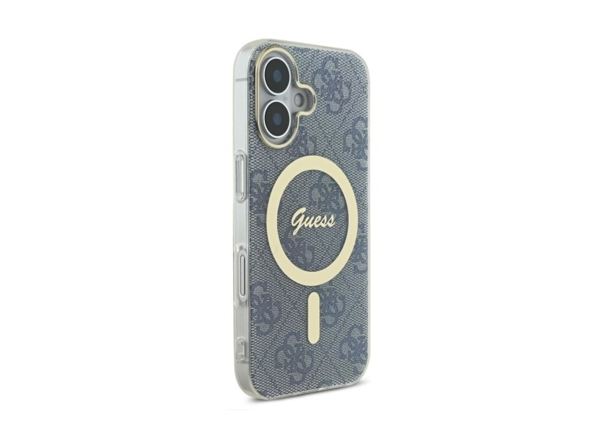 Capa Guess IML 4G MagSafe para iPhone 16 - Azul