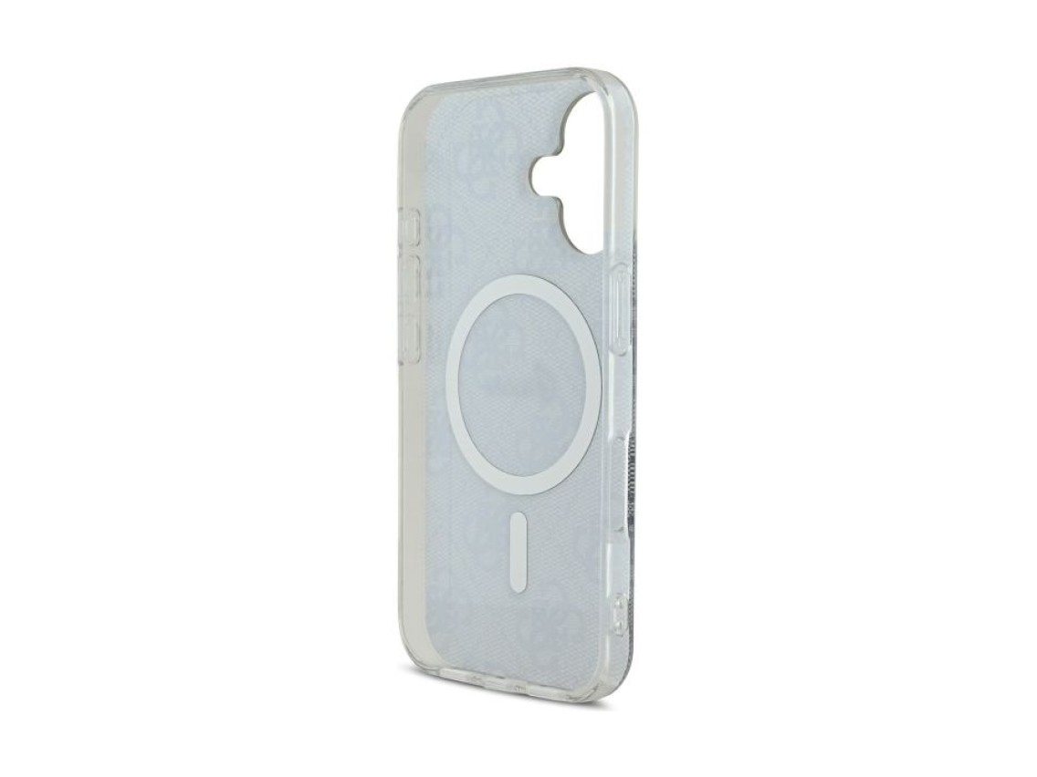 Capa Guess IML 4G MagSafe para iPhone 16 - Azul