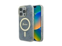 Guess IML 4G MagSafe Case for iPhone 16 Pro Max - Blue Guess IML 4G MagSafe Case for iPhone 16 Pro Max - Blue