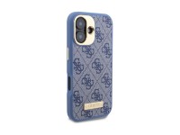 Funda Guess 4G con placa de logotipo MagSafe para iPhone 16 - Azul Funda Guess 4G con placa de logotipo MagSafe para iPhone 16 - Azul
