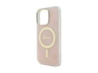 Capa Guess IML 4G MagSafe para iPhone 16 Pro Max - Rosa
