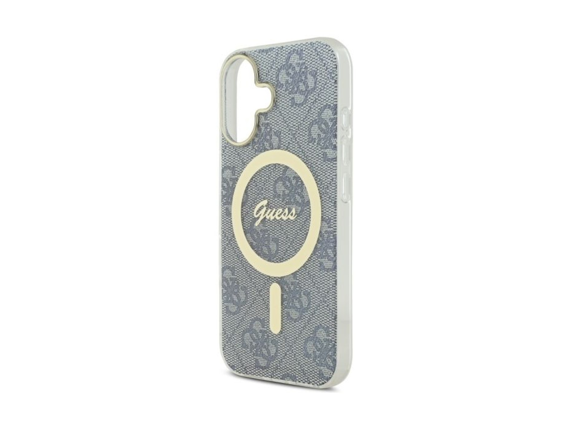 Capa Guess IML 4G MagSafe para iPhone 16 - Azul