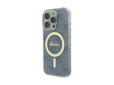 Guess IML 4G MagSafe Case for iPhone 16 Pro Max - Blue Guess IML 4G MagSafe Case for iPhone 16 Pro Max - Blue