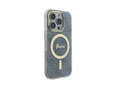 Guess IML 4G MagSafe Case for iPhone 16 Pro Max - Blue Guess IML 4G MagSafe Case for iPhone 16 Pro Max - Blue