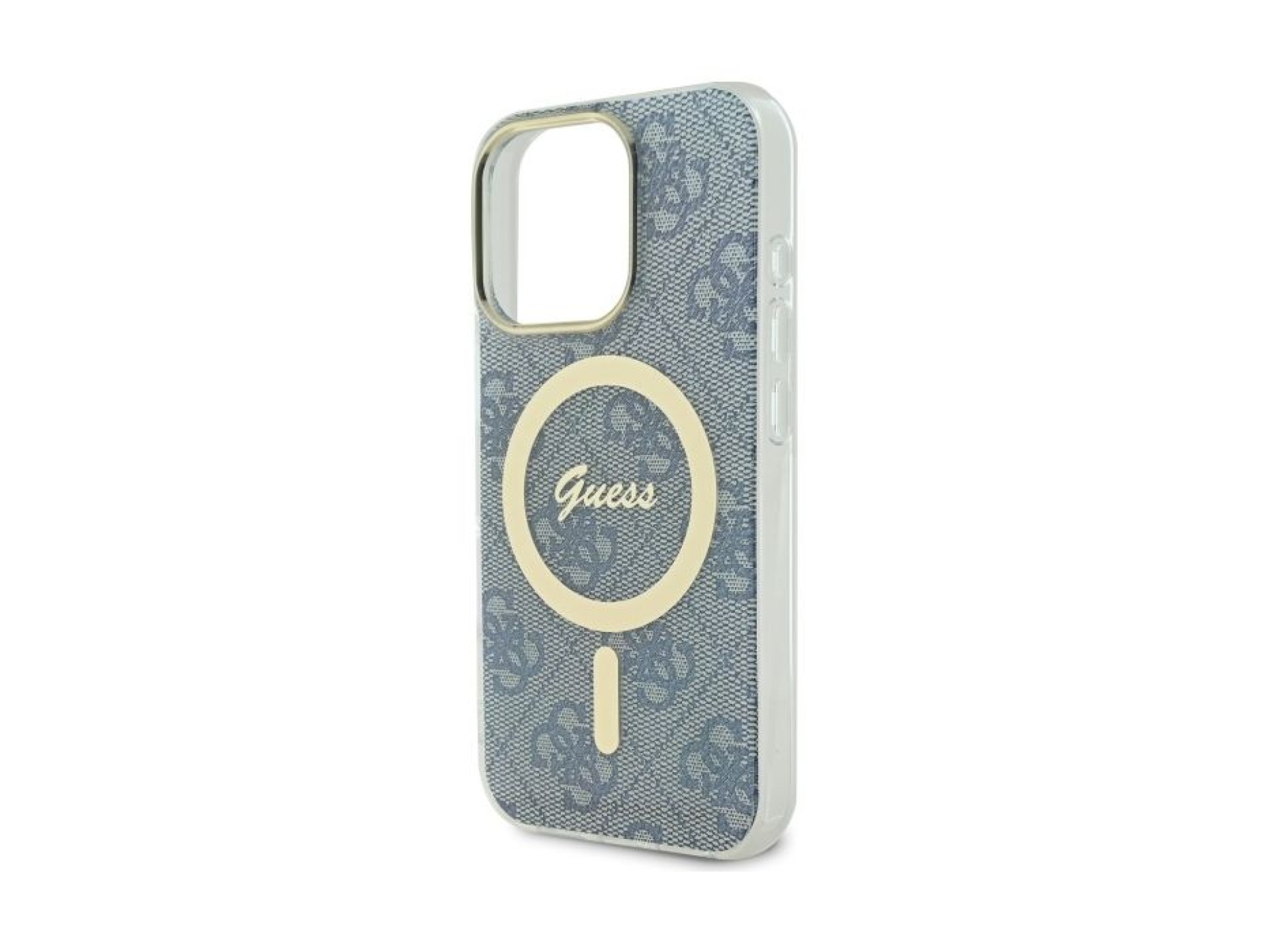 Guess IML 4G MagSafe Case for iPhone 16 Pro Max - Blue