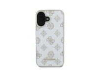 Guess Peony Script Logo MagSafe Case for iPhone 16 - White Guess Peony Script Logo MagSafe Case for iPhone 16 - White
