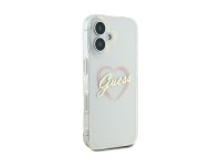 Funda Guess IML Heart para iPhone 16 - Transparente Funda Guess IML Heart para iPhone 16 - Transparente