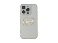 Funda Guess IML Heart para iPhone 16 Pro - Transparente Funda Guess IML Heart para iPhone 16 Pro - Transparente