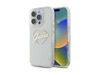 Funda Guess IML Heart para iPhone 16 Pro - Transparente Funda Guess IML Heart para iPhone 16 Pro - Transparente