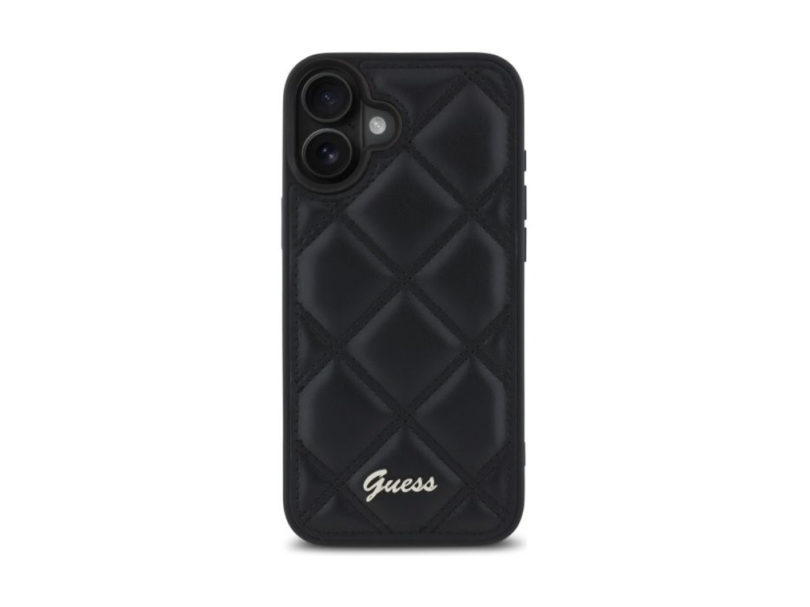 Funda Guess New 4G Triangle para iPhone 16 - negra