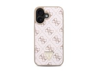 Guess New 4G Triangle Case for iPhone 16 - White