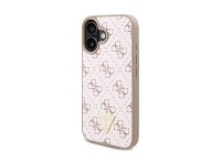 Guess New 4G Triangle Case for iPhone 16 - White