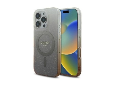 Guess IML Glitter Gradient MagSafe Case for iPhone 16 Pro - Brown Guess IML Glitter Gradient MagSafe Case for iPhone 16 Pro - Brown