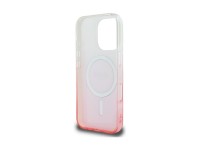 Capa Guess IML Glitter Gradient MagSafe para iPhone 16 Pro - Rosa