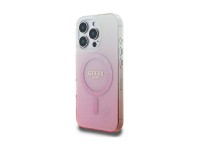 Capa Guess IML Glitter Gradient MagSafe para iPhone 16 Pro - Rosa