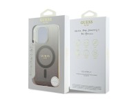 Funda Guess IML Glitter Gradient MagSafe para iPhone 16 Pro - Marrón Funda Guess IML Glitter Gradient MagSafe para iPhone 16 Pro - Marrón