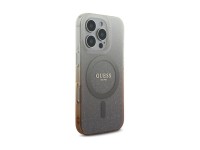 Funda Guess IML Glitter Gradient MagSafe para iPhone 16 Pro - Marrón Funda Guess IML Glitter Gradient MagSafe para iPhone 16 Pro - Marrón