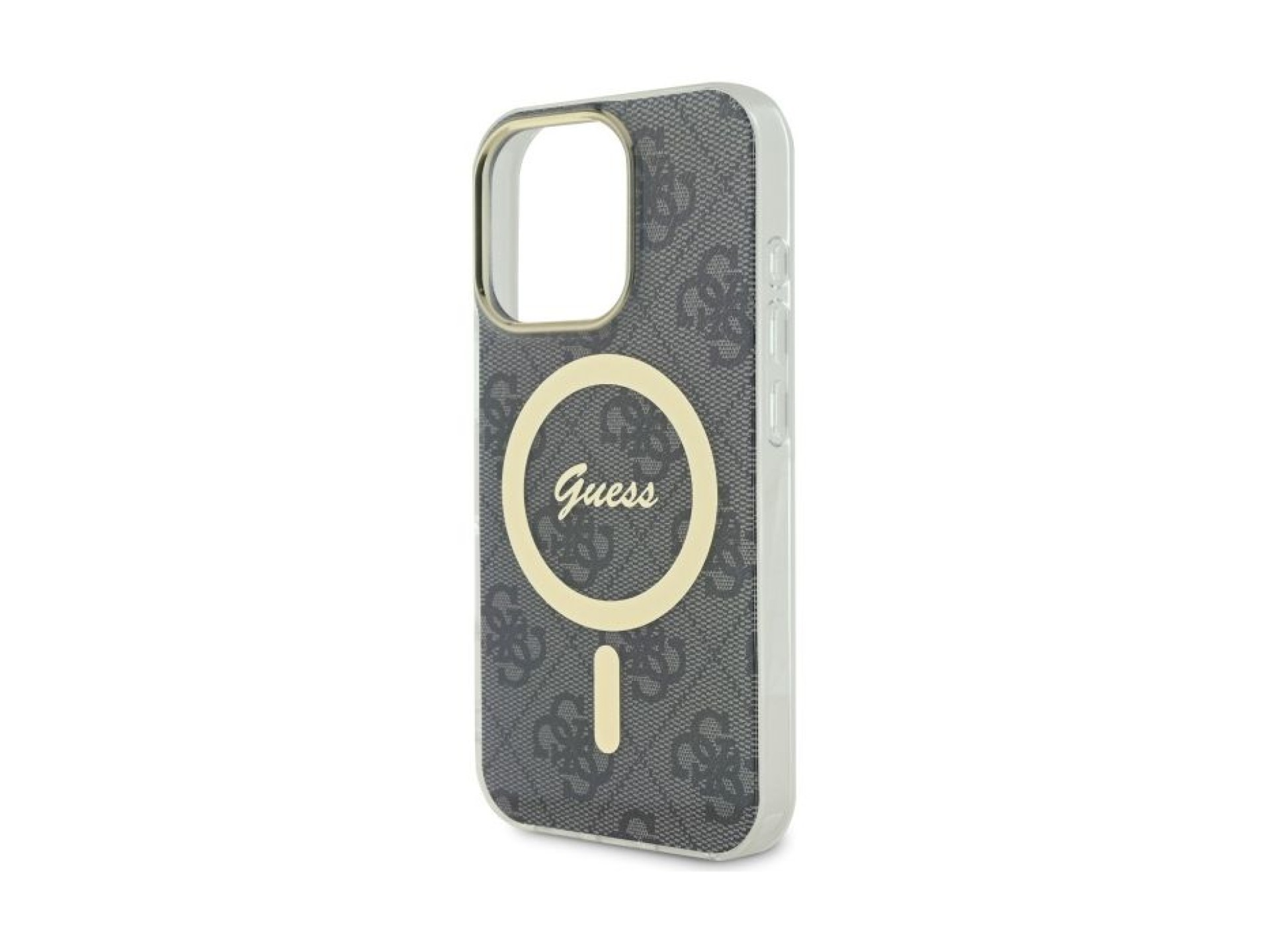 Guess IML 4G MagSafe Case for iPhone 16 Pro - Black