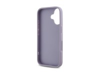Guess Quilted Metal Logo case for iPhone 16 - light purple