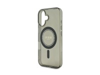 Guess IML Rhinestones MagSafe Case for iPhone 16 Plus - Black Guess IML Rhinestones MagSafe Case for iPhone 16 Plus - Black