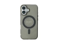 Guess IML Rhinestones MagSafe Case for iPhone 16 Plus - Black Guess IML Rhinestones MagSafe Case for iPhone 16 Plus - Black