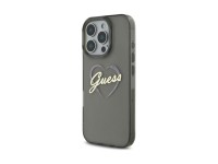 Funda Guess IML Heart para iPhone 16 Pro - Negra Funda Guess IML Heart para iPhone 16 Pro - Negra