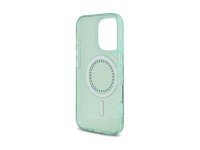 Funda Guess IML Rhinestones MagSafe para iPhone 16 Pro - Verde