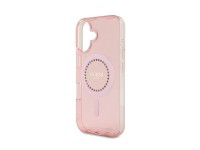 Guess IML Rhinestones MagSafe iPhone 16 Case - Pink Guess IML Rhinestones MagSafe iPhone 16 Case - Pink