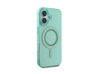 Guess IML Rhinestones MagSafe iPhone 16 Plus Case - Green Guess IML Rhinestones MagSafe iPhone 16 Plus Case - Green