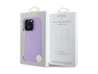 Guess Saffiano MagSafe case for iPhone 16 Pro Max - purple