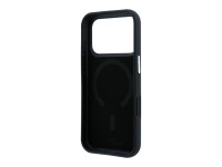Capa MagSafe com letras em relevo inclinadas da BMW para iPhone 17 Pro/18 Pro - Preta Capa MagSafe com letras em relevo inclinadas da BMW para iPhone 17 Pro/18 Pro - Preta